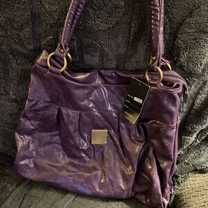Chic Purple Shoulder Bag for Women
